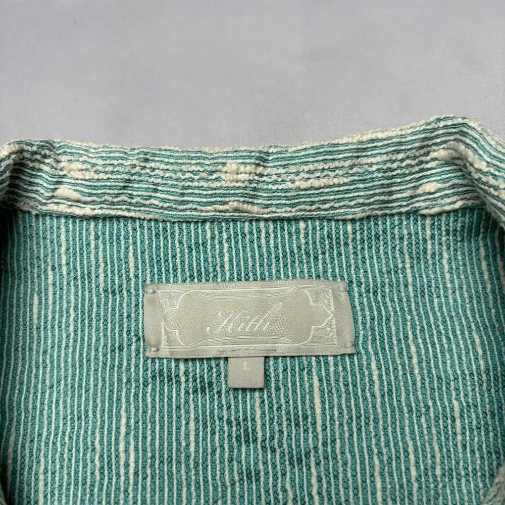 Kith Slub Boucle Reade Shirt in Glaze Men's Large Streetwear - Picture 3 of 7